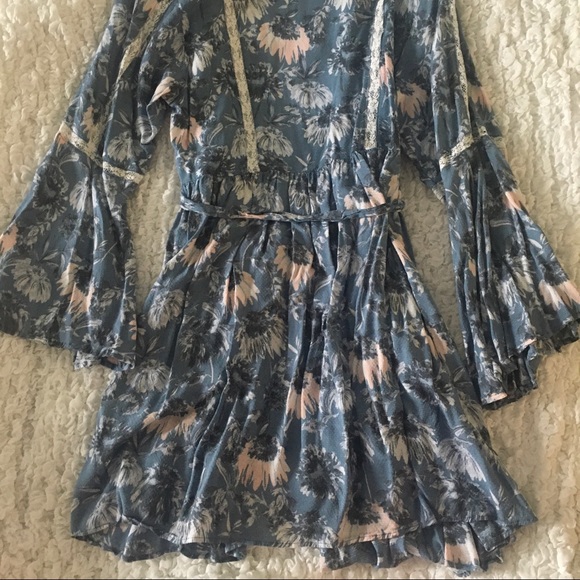 NWOT Midnight Bakery Floral House Coat - Picture 5 of 8
